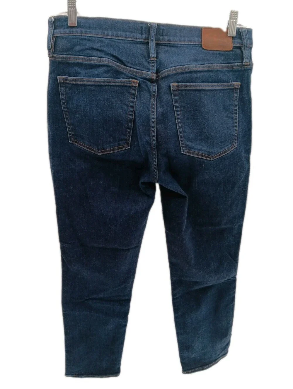 J.Crew Jeans Women's 31 Blue Denim Stretch Mid Rise Dark Wash Casual Preppy